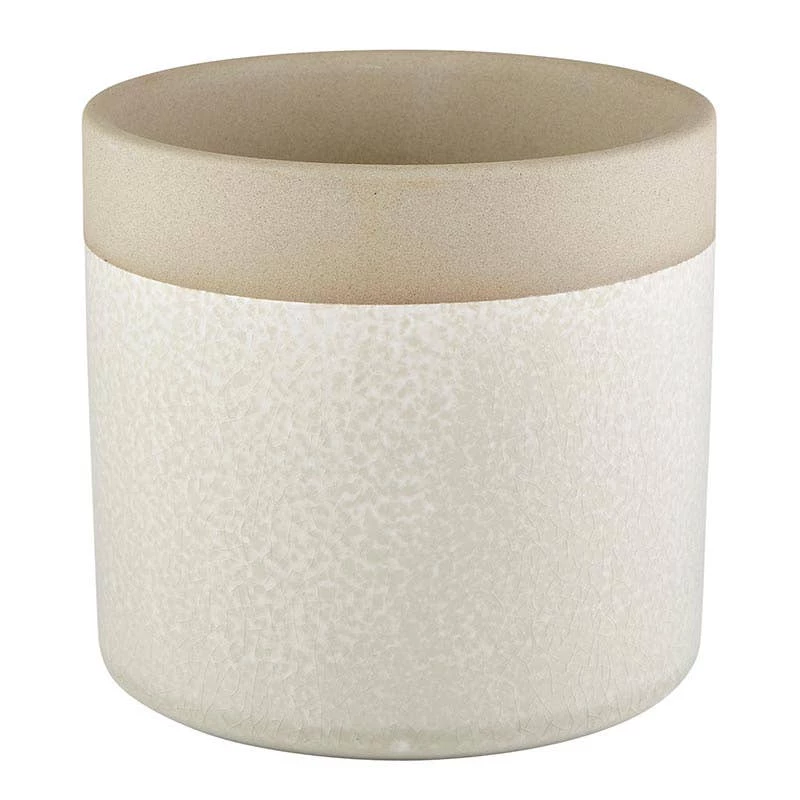 Flash Sale 🔥 47th & Main (Creative Brands) Cream Ceramic Pot, Large 💯 2 47th & Main (Creative Brands) Cream Ceramic Pot, Large