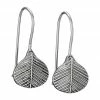 Tiger Mountain Jewelry Clothing, Accessories & Mens Joy Leaf Sterling Silver Dangle Earrings