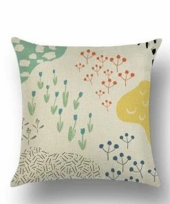 Freeship Wholesale The Forest Garden Linen Pillow Case Pillows