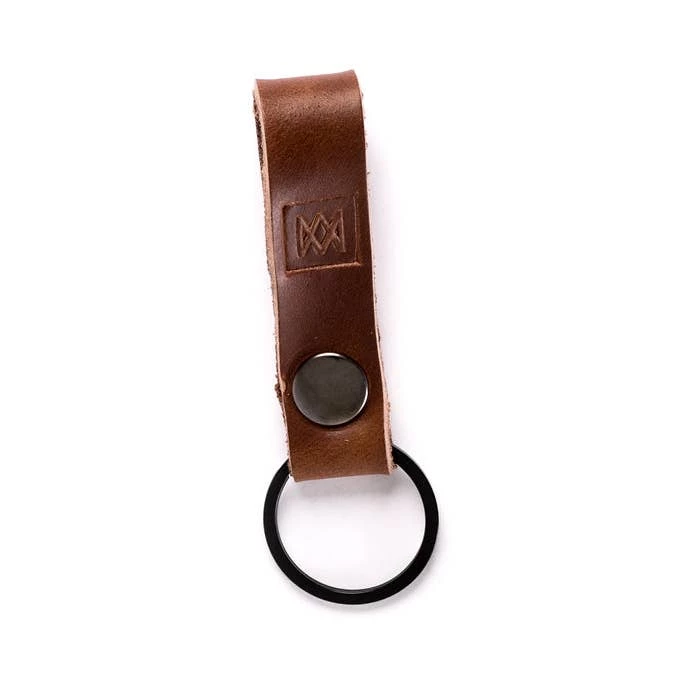 Coupon 😀 Mission Leather Co Brown Leather Loop Keychain ✨ 2 Mission Leather Co Brown Leather Loop Keychain