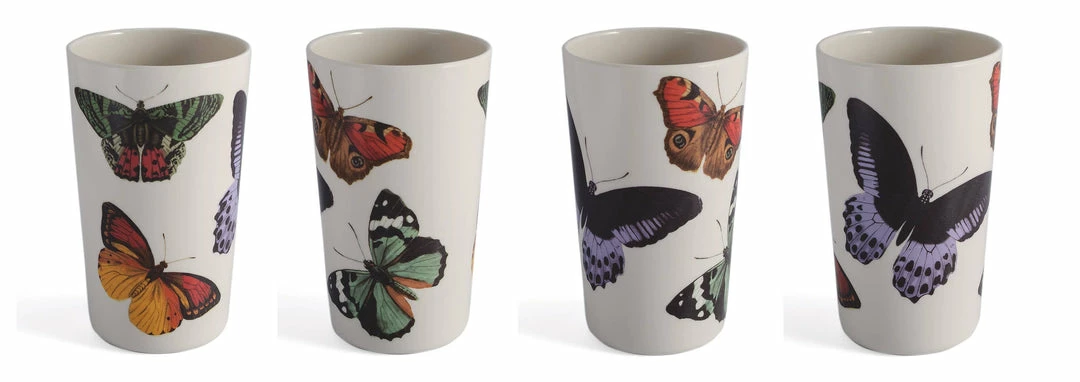Budget 😍 THOMASPAUL Butterfly Tumblers Kitchen & Bar ⭐ 1 THOMASPAUL Butterfly Tumblers Kitchen & Bar