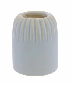 HomArt Matte Blue Margot Stripe Vase Home Goods