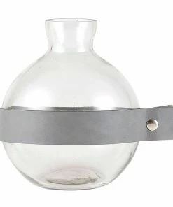 Santa Barbara Design Studio By Creative Brands Vases Round Vase With Grey Cuff