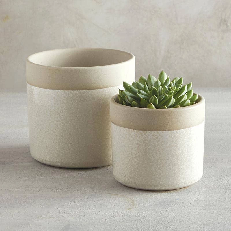 Flash Sale 🔥 47th & Main (Creative Brands) Cream Ceramic Pot, Large 💯 1 47th & Main (Creative Brands) Cream Ceramic Pot, Large