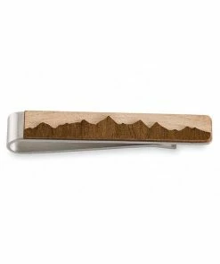 Treeline And Tide Clothing, Accessories & Mens Tie Clip - Mountain