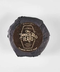 The Immaculate Beard Shave Soap Puck- Sunrise Kitchen