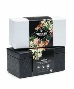POTTYMINTS - White Embossed Box With 22 La Fleur Pottymints Bath & Body