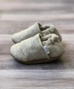 Trendy Baby Mocc Shop Sandstone Felt Moccasins Baby & Pets