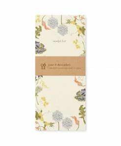 June & December Flowering Veggies Market List Stationery
