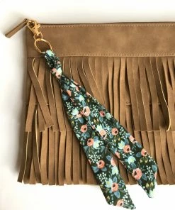 Lindsay Brook Designs Hunter Floral Scarf Key Chain Clothing, Accessories & Mens