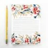 Maija Rebecca Hand Drawn Stationery Watercolor Floral Weekly Intentions Notepad