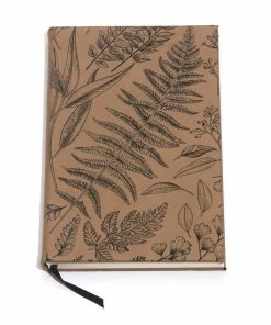 Lucca Fern Tan Faux Leather Journal