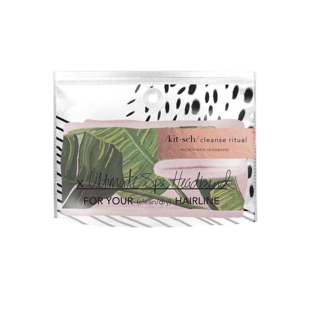 Cheapest 😉 KITSCH Microfiber Spa Headband - Palm Print 😀 1 KITSCH Microfiber Spa Headband - Palm Print