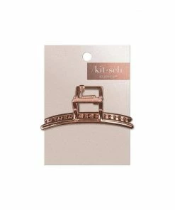 KITSCH Rose Gold Bar Claw Clip Clothing, Accessories & Mens