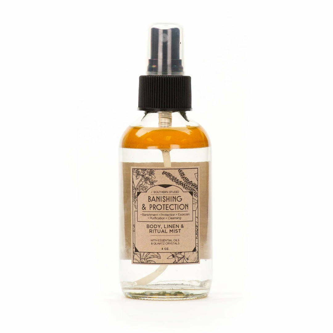Wholesale 👍 J. Southern Studio Banishing And Protection Ritual Mist - 4oz Glass Bottle 🌟 1 J. Southern Studio Banishing And Protection Ritual Mist - 4oz Glass Bottle
