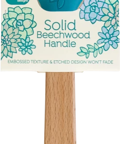 TALISMAN DESIGNS Teal Succulent Embossed Silicone Spatula Kitchen & Bar