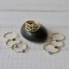 Baizaar Brass And Stone Stack Ring Clothing, Accessories & Mens