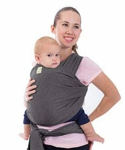 KeaBabies Baby Wrap Carrier (Mystic Gray)