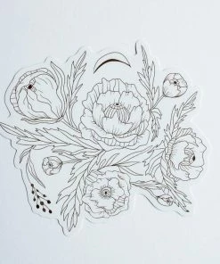 Maija Rebecca Hand Drawn Stationery Poppy Dream Stickers