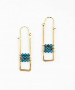 Altiplano Clothing, Accessories & Mens Framed Chrysocolla Earring