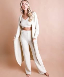 Leto Accessories Clothing, Accessories & Mens Boucle Cozy Longline Cardigan W/ Pockets