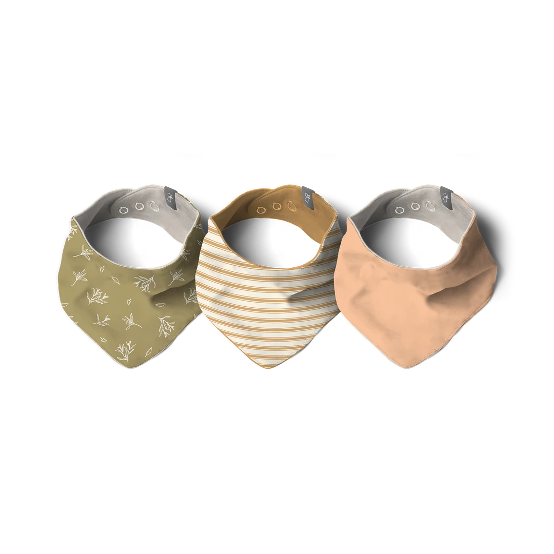 Brand new ๐ Goumikids 3pk Bandana Bib - Meadow Baby & Pets ๐ฅฐ 1 Goumikids 3pk Bandana Bib - Meadow Baby & Pets