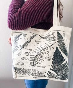 Pen+Pine Fern Tote Bag Clothing, Accessories & Mens