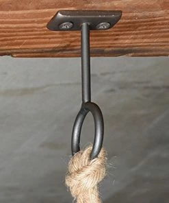 Homart Black Cast Iron Bijou Hanging Rings