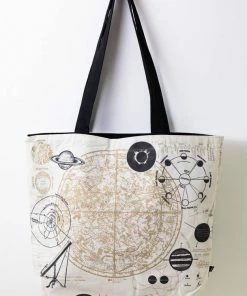 Cognitive Surplus - Astronomy Canvas Shoulder Tote Clothing, Accessories & Mens