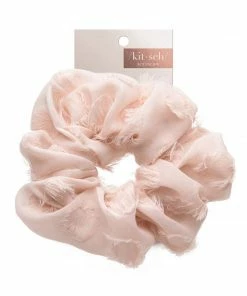 KITSCH Frayed Blush Scrunchie