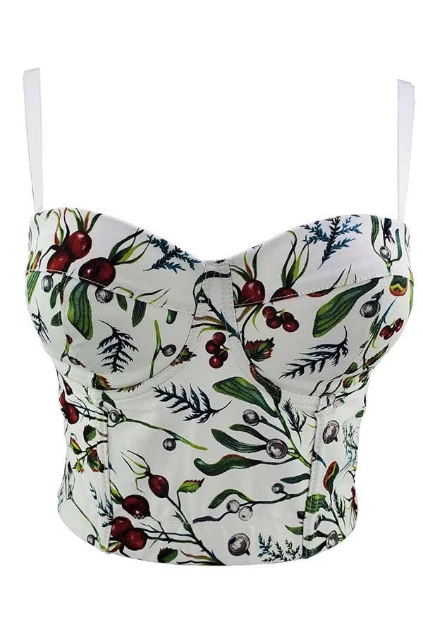 Brand new ⌛ ESLEY Floral Print Cropped Bralette Clothing, Accessories & Mens 🤩 1 ESLEY Floral Print Cropped Bralette Clothing, Accessories & Mens