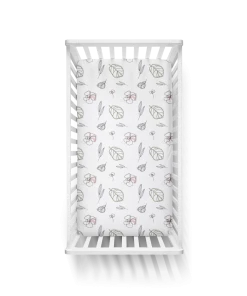 Goumikids Baby & Pets Crib Sheet - Abstract Floral