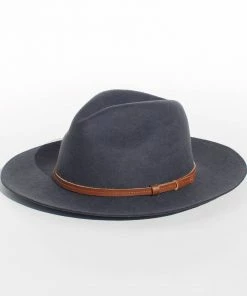 Elegancia Tropical Hats Rancher Style Gray Felt Hat