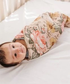 Mini Scout, LLC Rose Garden Floral Swaddle Baby & Pets