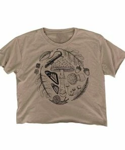 Nature Walk Forest Floor Crop Top Clothing, Accessories & Mens