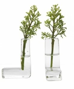 Chive " The L" Glass Test Tube Vase