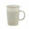 CasaWare Kitchen & Bar 16 Oz Crackle Glaze Tea Infuser Mug