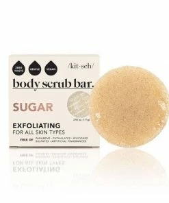 KITSCH Bath & Body Sugar Exfoliating Body Scrub Bar