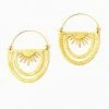 Altiplano Rainbow Rays Hoop Earrings Clothing, Accessories & Mens