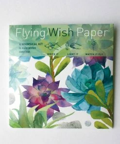 Stationery Cactus Garden Flying Wish Paper