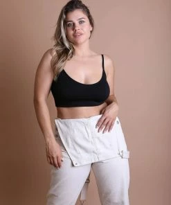 Leto Accessories Black Low Back Seamless Bralette Clothing, Accessories & Mens