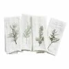 June & December Kitchen & Bar Winter Greens Napkins / Set Of 4