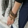 Leto Accessories Boho Stone And Bead Stack Bracelet Clothing, Accessories & Mens