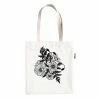 Bird Mafia Poppies Tote Bag Clothing, Accessories & Mens