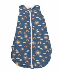 Bebe Au Lait Baby & Pets Hello Sunshine Muslin Bedtime Sleeper