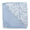 Bebe Au Lait Serenity & Sky Classic Muslin Snuggle Blanket
