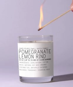 Just Bee Cosmetics Home Goods Pomegranate & Lemon Rind Candle
