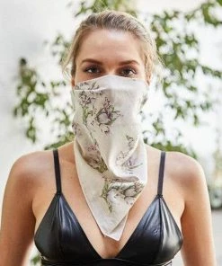 Leto Accessories Clothing, Accessories & Mens Orchid Flower Bandana