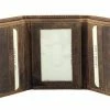 Leather Impressions Inc Tri-fold Leather Wallet Clothing, Accessories & Mens