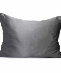 KITSCH Satin Pillowcase - Charcoal Pillows